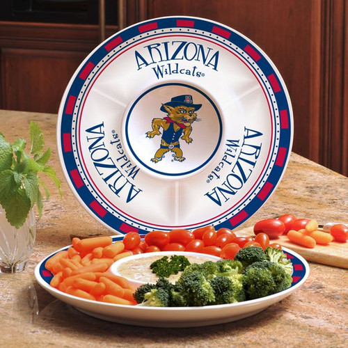 Arizona Wildcats Ceramic Chip and Dip Serving Dish