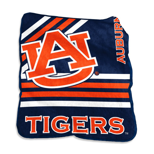 Auburn Tigers Raschel Throw Blanket - NEW