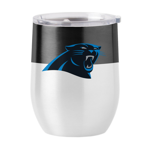 Carolina Panthers 16 oz. Gameday Stainless Curved Beverage Tumbler - NEW