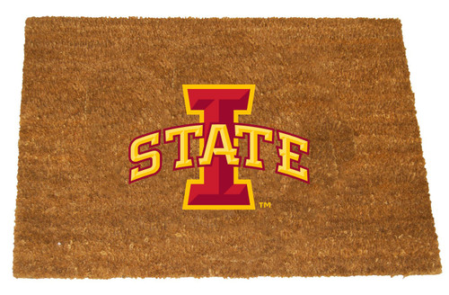 Iowa State Cyclones Colored Logo Door Mat