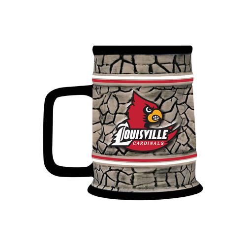 Louisville Cardinals Stone Stein