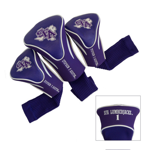 Stephen F. Austin State Lumberjacks Golf Headcovers - 3 Pack