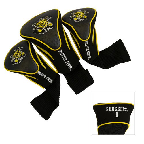 Wichita State Shockers Golf Headcovers - 3 Pack
