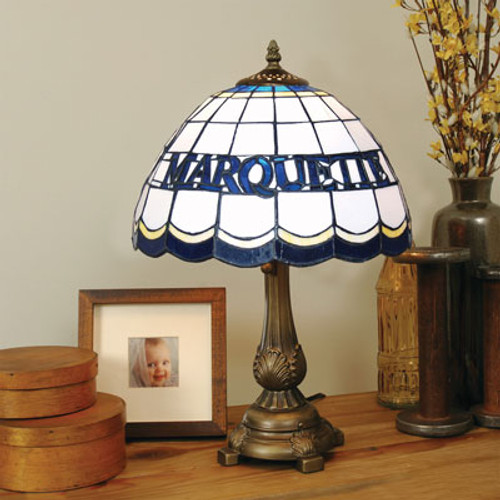 Marquette Golden Eagles Tiffany Table Lamp