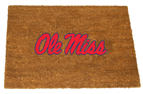 Mississippi Rebels Colored Logo Door Mat