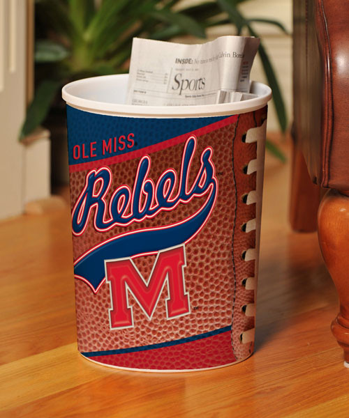 Mississippi Ole Miss Rebels Trash Can