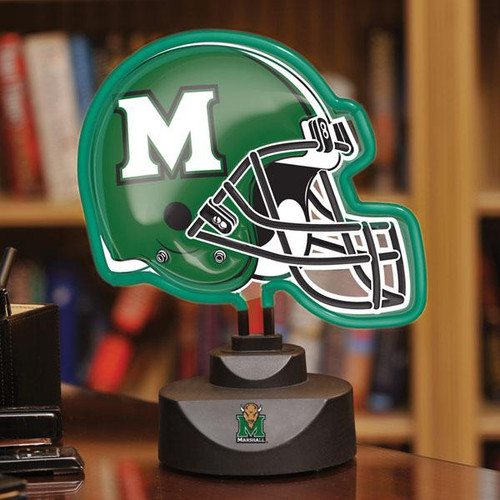 Marshall Thundering Herd Neon Helmet Desk Lamp