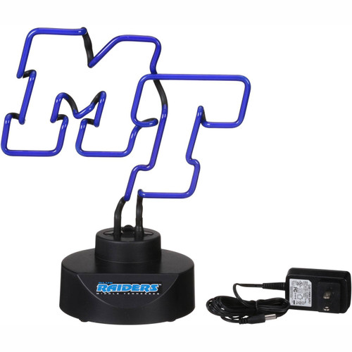 Middle Tennessee State Blue Raiders Team Logo Neon Lamp