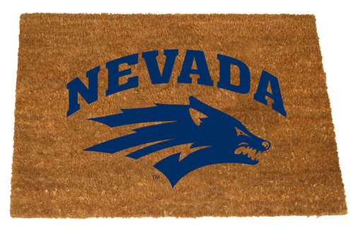 Nevada Wolf Pack Colored Logo Door Mat