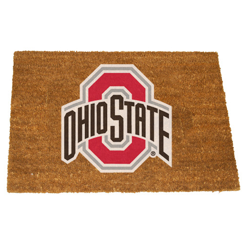 Ohio State Buckeyes Colored Logo Door Mat