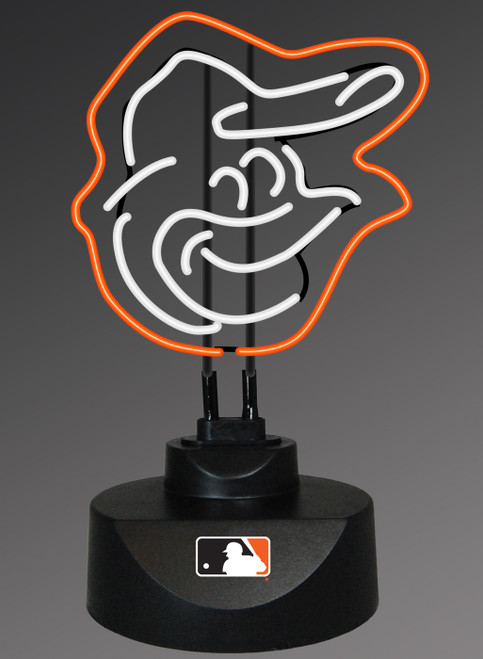 Baltimore Orioles Team Logo Neon Lamp