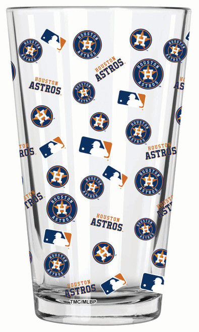 Houston Astros 16 oz. All Over Print Pint Glass