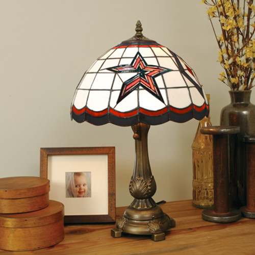 Houston Astros MLB Stained Glass Table Lamp