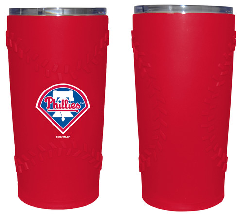 Philadelphia Phillies 20 oz. Stainless Steel Tumbler with Silicone Wrap