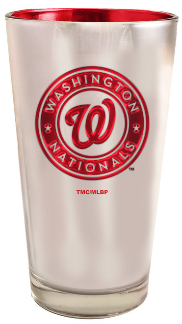 Washington Nationals 16 oz. Electroplated Pint Glass
