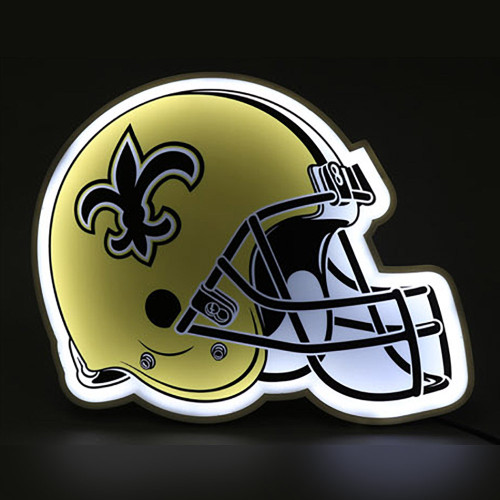 New Orleans Saints Football Helmet LED Lamp