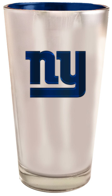 New York Giants 16 oz. Electroplated Pint Glass