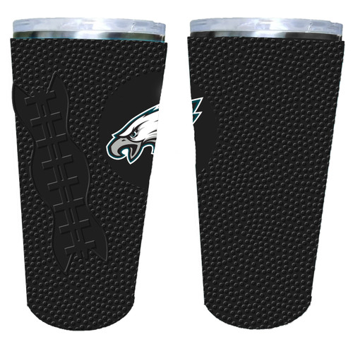 Philadelphia Eagles 20 oz. Stainless Steel Tumbler with Silicone Wrap