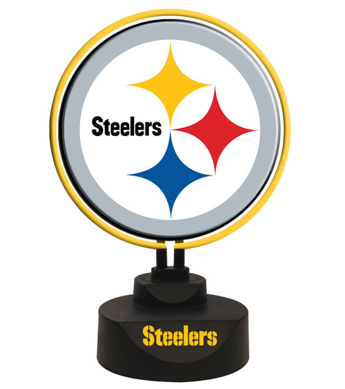 Pittsburgh Steelers Team Logo Neon Light