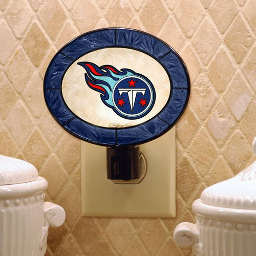 Tennessee Titans Art Glass Night Light