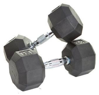 VTX 8-Sided Rubber Encased Dumbbell