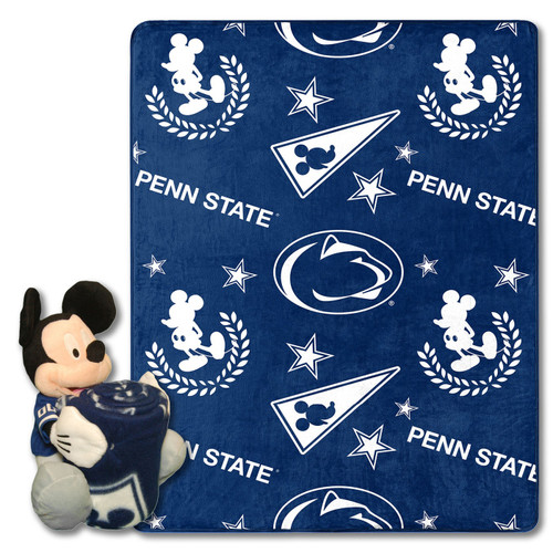 Penn State Nittany Lions Mickey Hugger Pillow & Blanket Set
