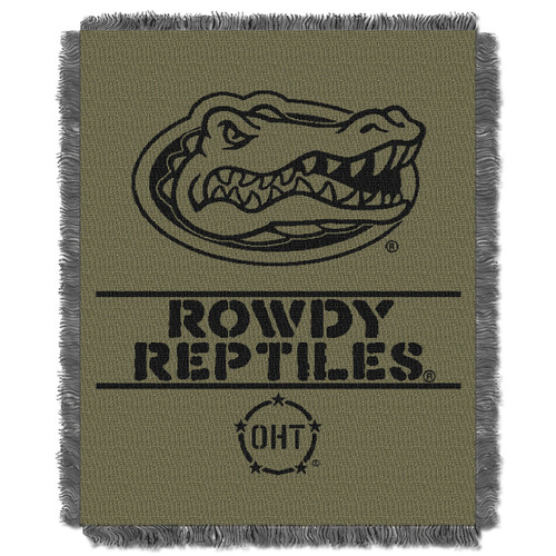 Florida Gators Rank Throw Blanket