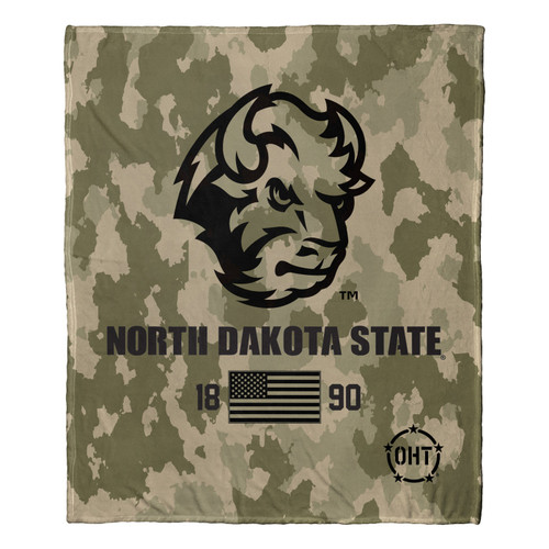 North Dakota State Bison Special Ops Throw Blanket