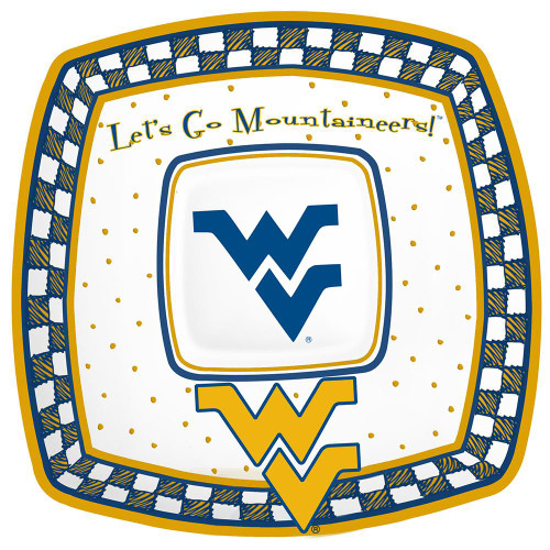 West Virginia Mountaineers Gameday Chip N' Dip Dish