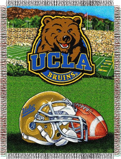 UCLA Bruins NCAA Woven Tapestry Throw / Blanket