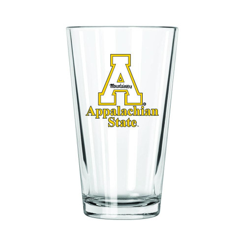 Appalachian State Mountaineers Decal Pint Glass