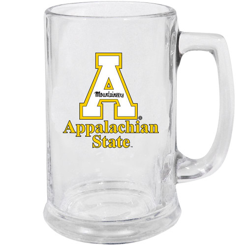 Appalachian State Mountaineers 15 oz. Decal Glass Stein