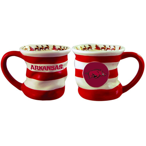 Arkansas Razorbacks Christmas Mug