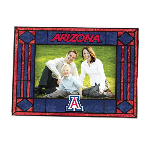 Arizona Wildcats Art Glass Horizontal Picture Frame