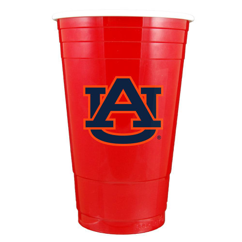 Auburn Tigers Red Plastic Cup