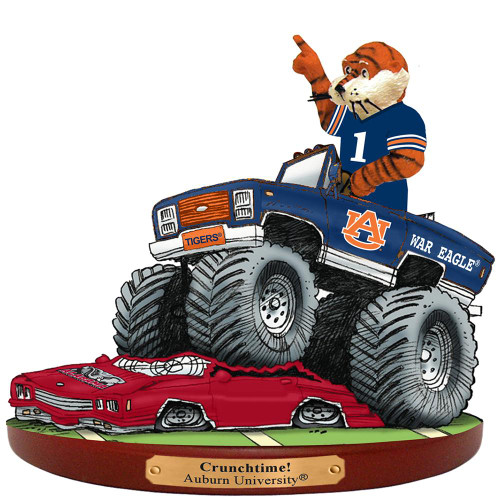 Auburn Tigers Crunch Time Rivalry Figurine