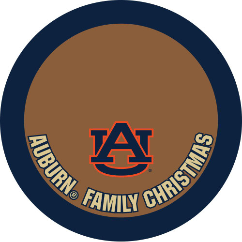 Auburn Tigers Burlap Tree Skirt