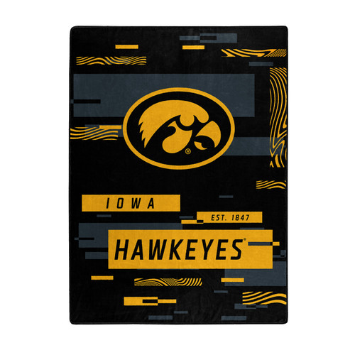 Iowa Hawkeyes Digitize Throw Blanket