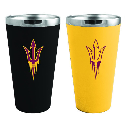 Arizona State Sun Devils 2 Pack Team Color Stainless Steel Pint Glass