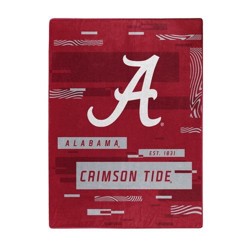 Alabama Crimson Tide Digitize Throw Blanket
