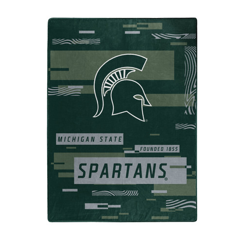 Michigan State Spartans Digitize Throw Blanket