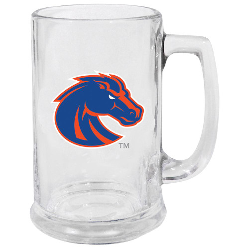 Boise State Broncos 15 oz. Decal Glass Stein