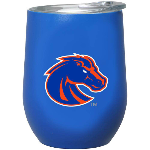 Boise State Broncos 12 oz. Matte Stainless Steel Stemless Tumbler