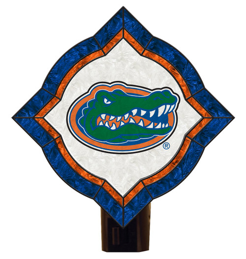 Florida Gators Vintage Art Glass Night Light