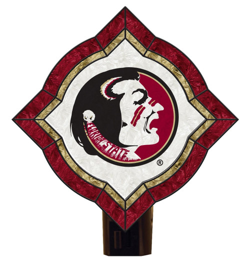 Florida State Seminoles Vintage Art Glass Night Light