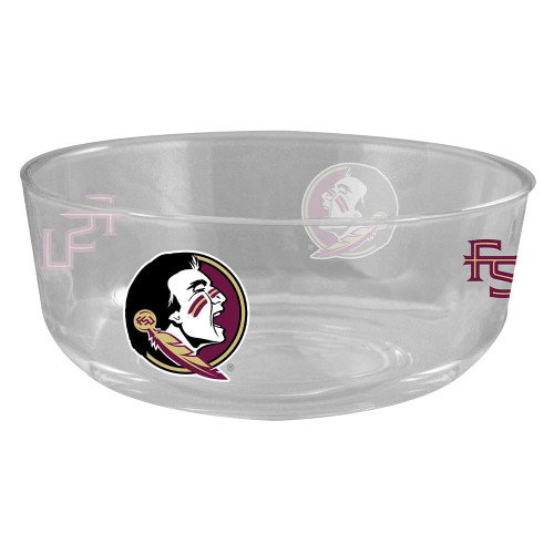 Florida State Seminoles Glass Serving Bowl