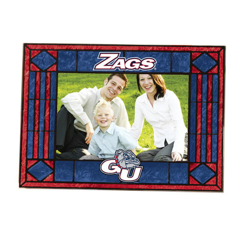 Gonzaga Bulldogs Art Glass Horizontal Picture Frame