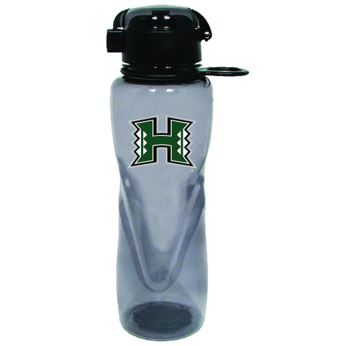 Hawaii Warriors Tritan Flip Top Water Bottle