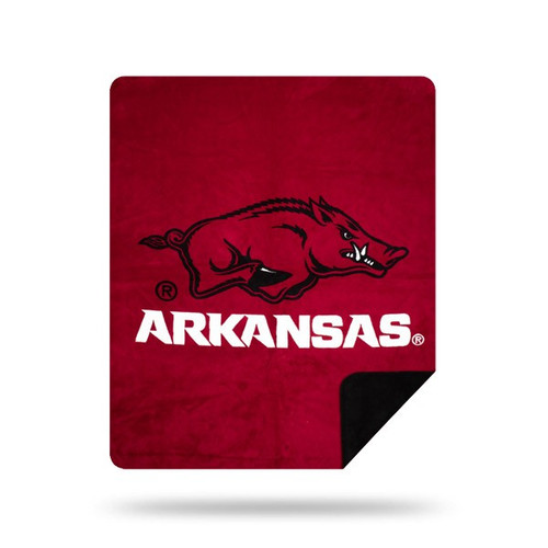 Arkansas Razorbacks Denali Sliver Knit Throw Blanket