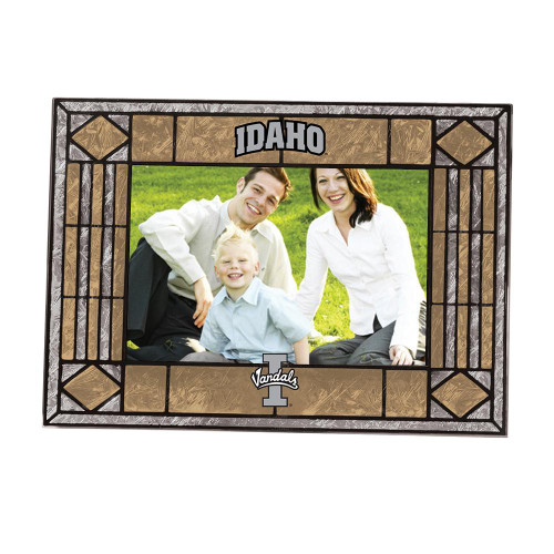 Idaho Vandals Art Glass Horizontal Picture Frame